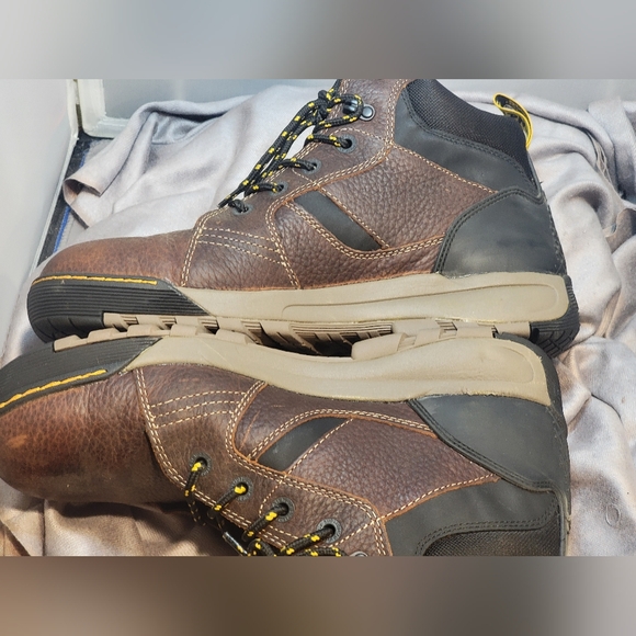 Dr Martens Grapple Steel Toe Cap Brown/Black Leather SIZE 12 US M - Picture 8 of 16